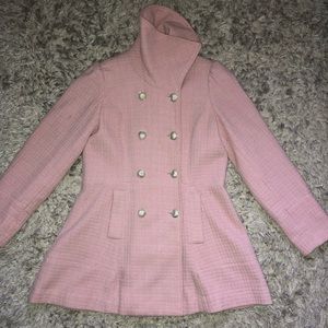 Worthington Pink Peacoat Jacket